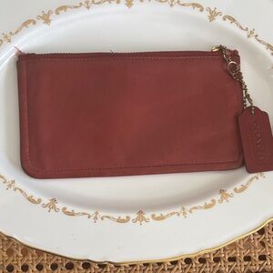 Coach RedLeather Pouch